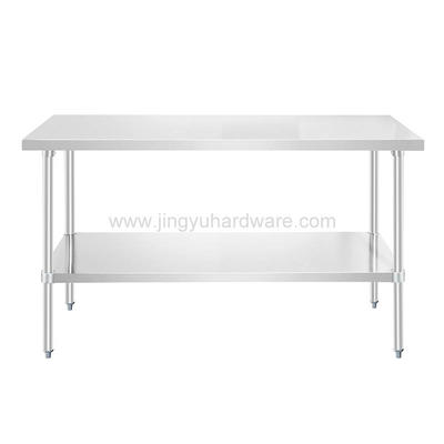 Stainless Steel Restaurant Tables WT-P12-60 safety Overall stainless steel
